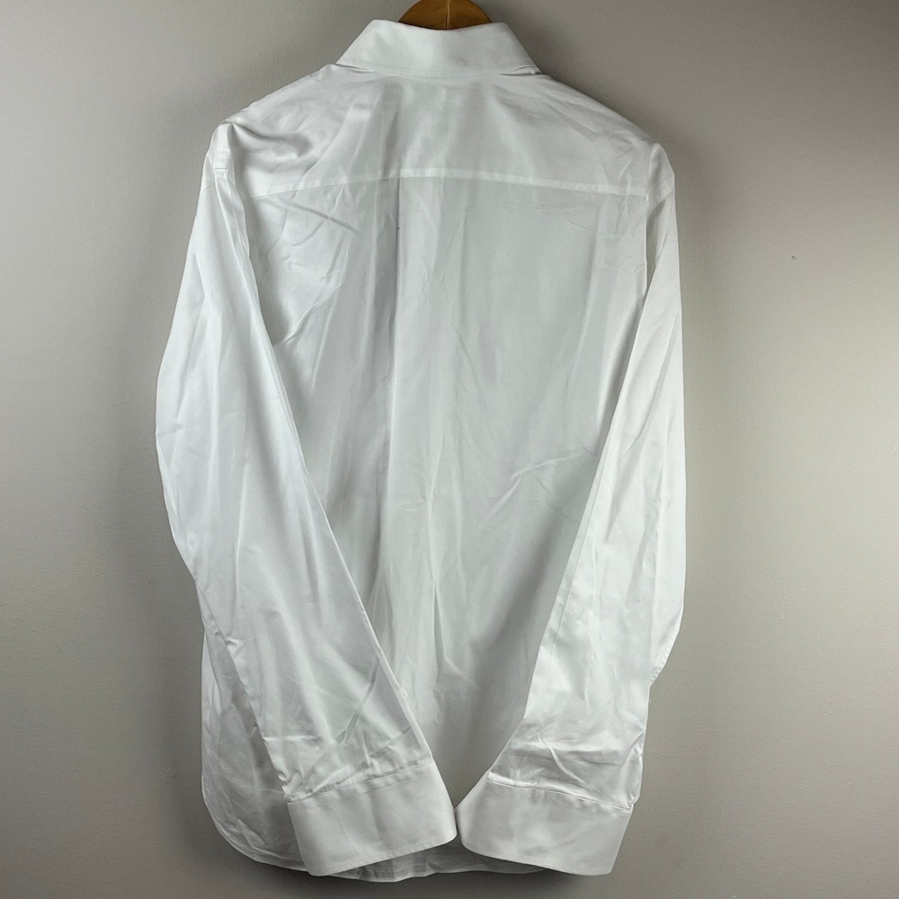 Armani Collezioni White Made in Italy Button Down Shirt Large - Picture 2 of 4